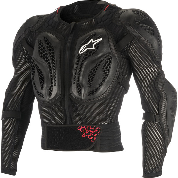 Dainese Smart Jacket, gilet airbag sans fil universel Gilet-anatomique-alpinestars-bionic-action-noir-rouge-1