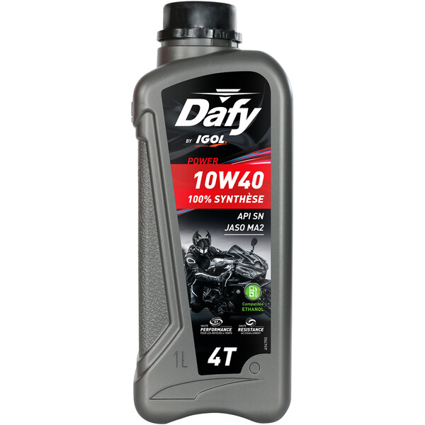 Huile Power 4T 10W40 100% synthèse Dafy by Igol