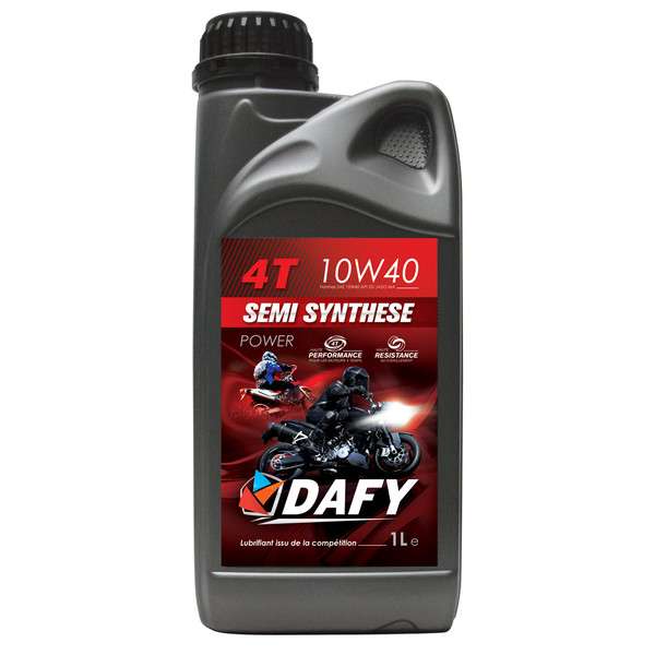 Huile moteur 1 litre aplus 10w40 demi synthèse scooter - moto 4 temps