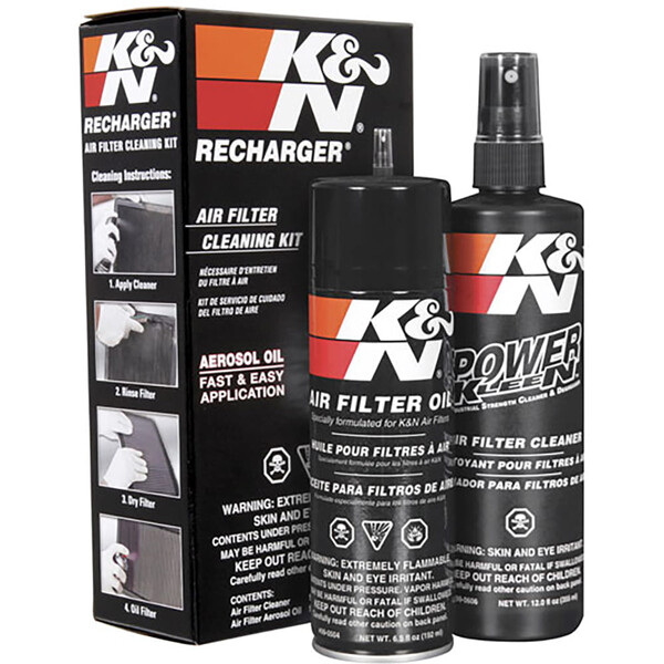 Kit d'entretien filtre à air K&N moto 