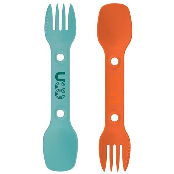 Lot de 2 couverts 3 en 1 Spork