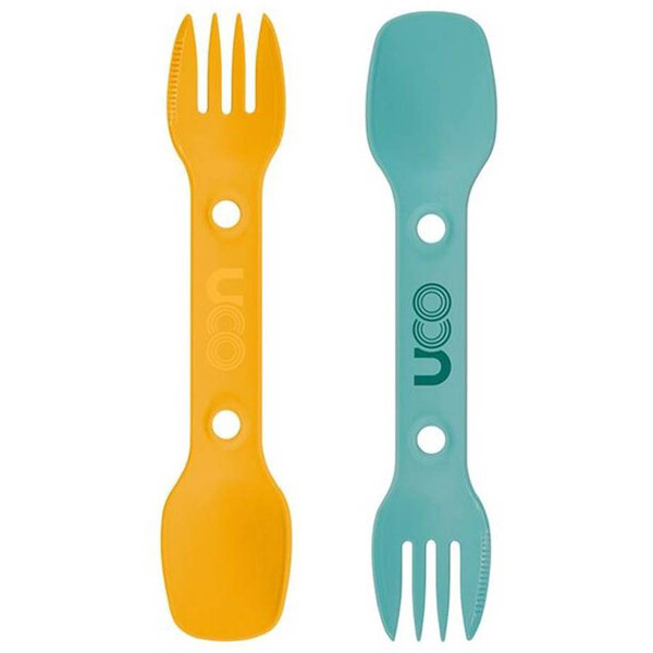 Lot de 2 couverts 3 en 1 Spork