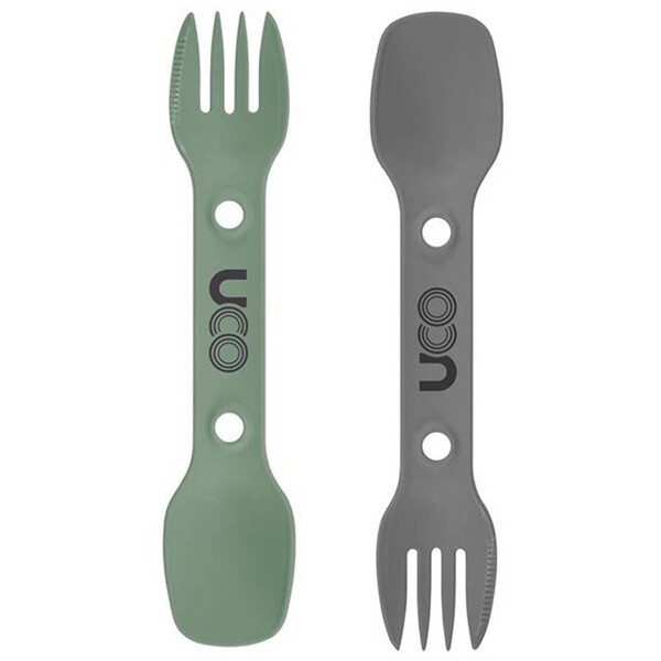 Lot de 2 couverts 3 en 1 Spork