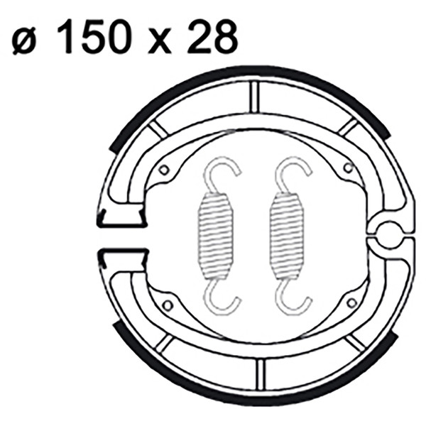 Machoires de frein LMS806