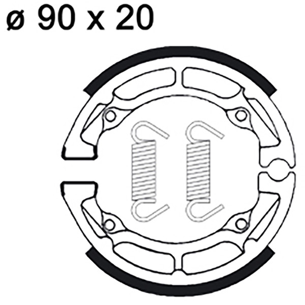 Machoires de frein LMS810