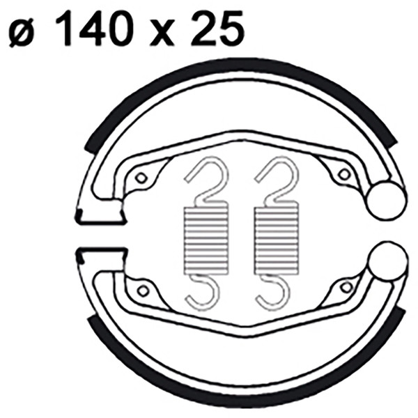 Machoires de frein LMS813