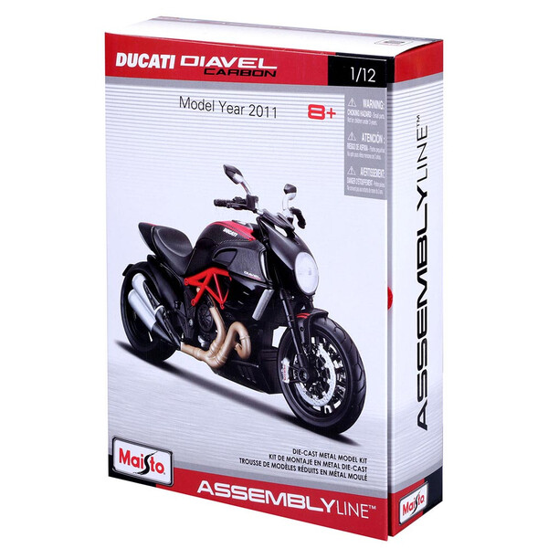Maquette moto 1/12 Ducati Diavel Carbon