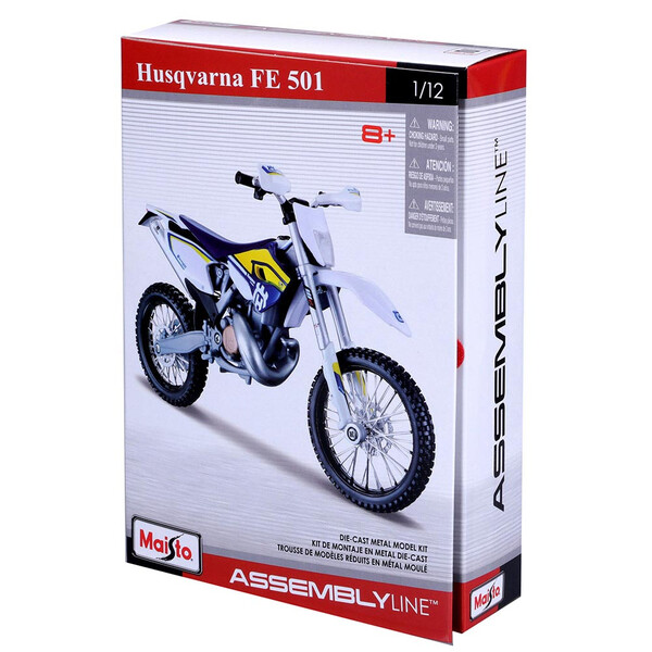 Maquette moto 1/12 Husqvarna FE 501