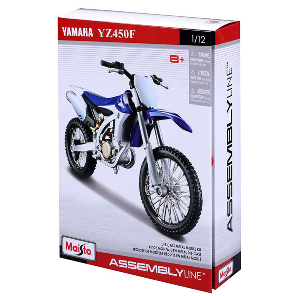 Maquette moto 1/12 Yamaha YZ450F