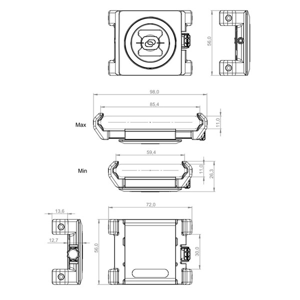 Pince universelle - Universal Phone Clamp