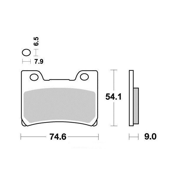 Plaquettes de frein S1048N