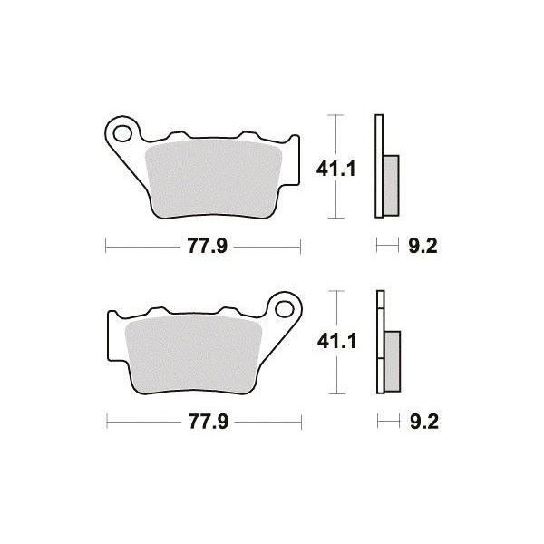 Plaquettes de frein S1080N