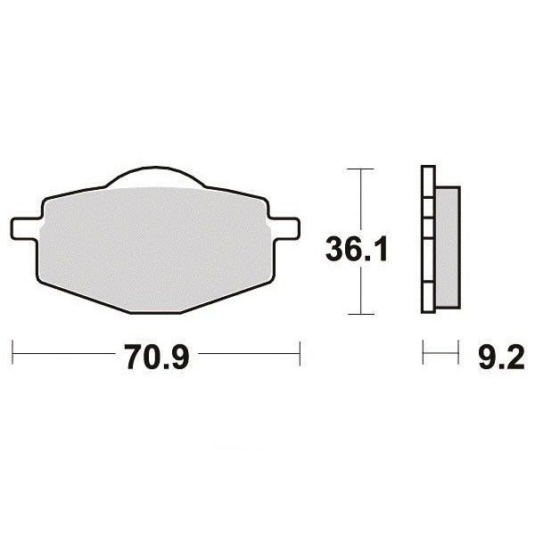 Plaquettes de frein S1081N