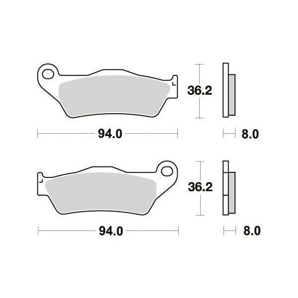 Plaquettes de frein S1082N