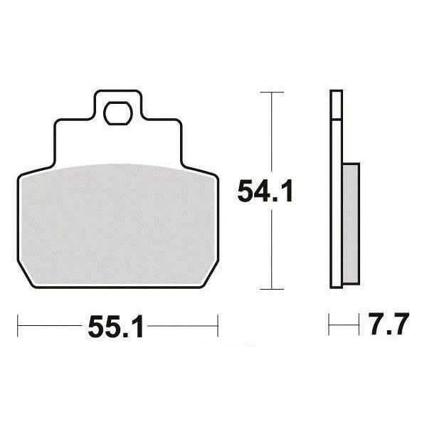 Plaquettes de frein S1122N