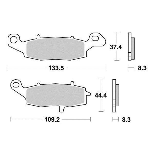 Plaquettes de frein S1352N