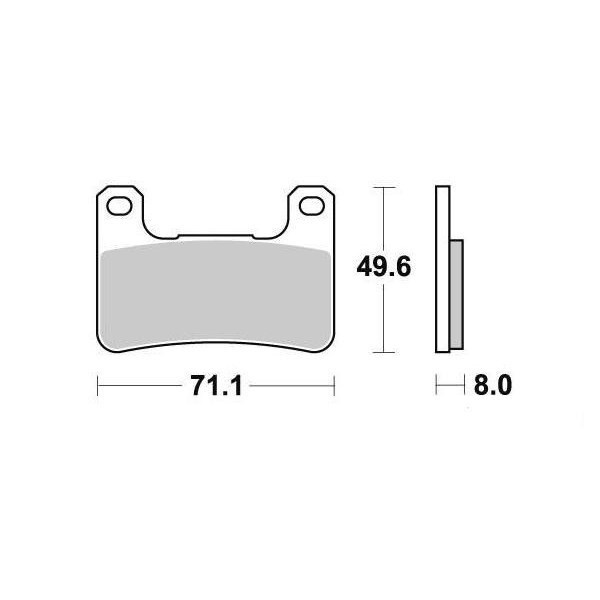 Plaquettes de frein S1355N