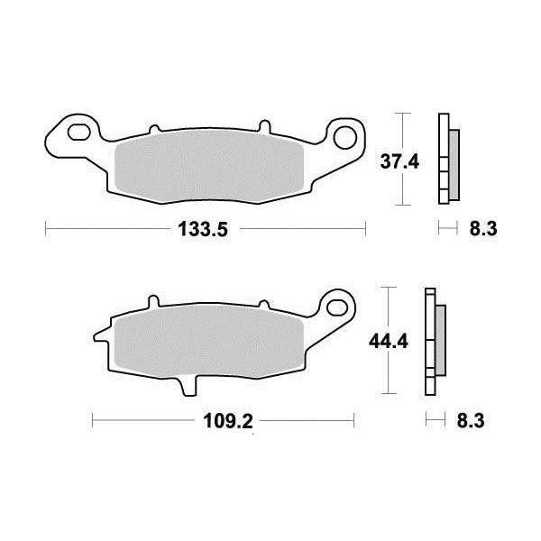 Plaquettes de frein S1435N