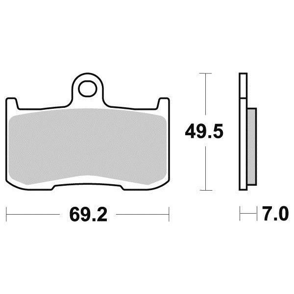 Plaquettes de frein S1443N