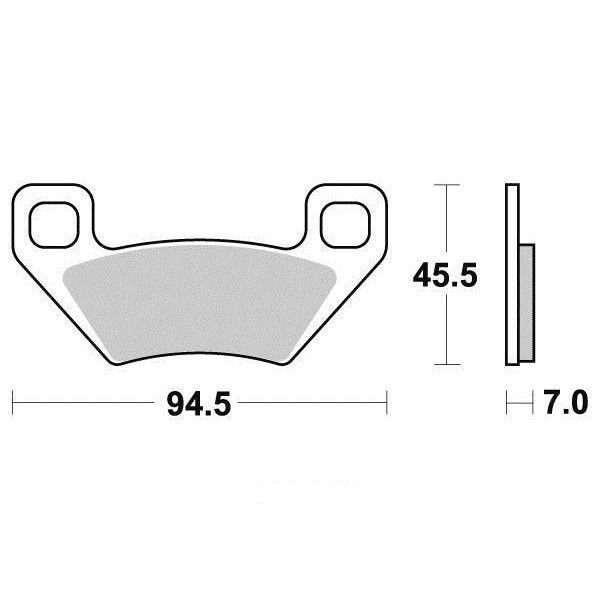 Plaquettes de frein S9023N