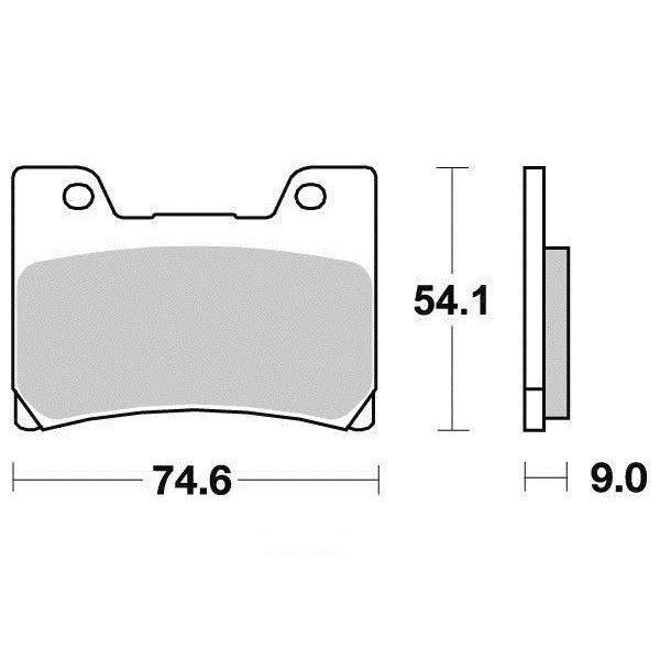 Plaquettes de frein S1034N