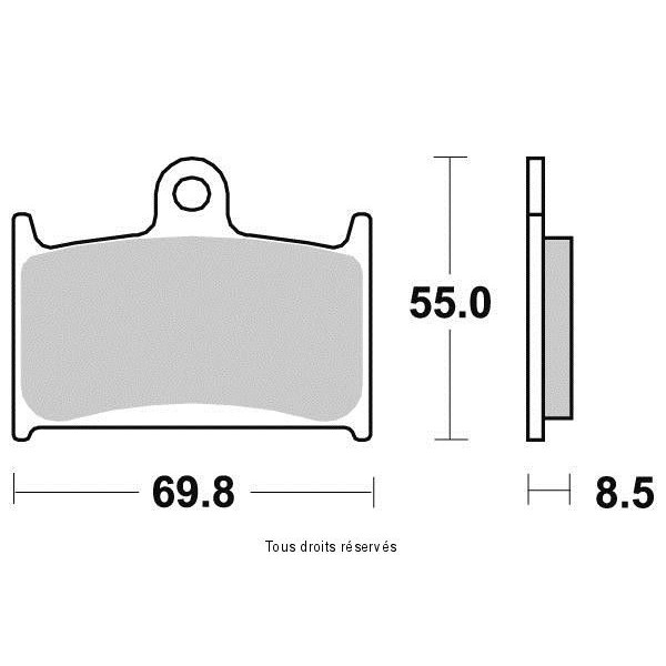 Plaquettes de frein S1049BN