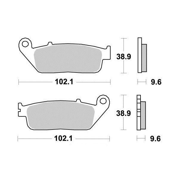 Plaquettes de frein S1071AN