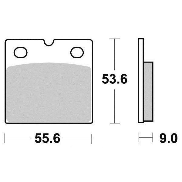 Plaquettes de frein S1076AN