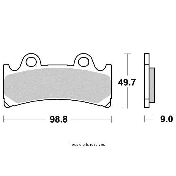 Plaquettes de frein S1090N