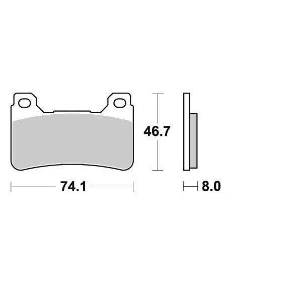 Plaquettes de frein S1170N