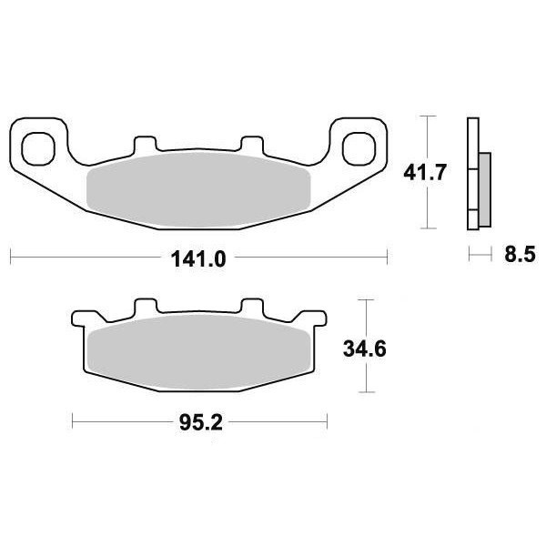 Plaquettes de frein S1004AN