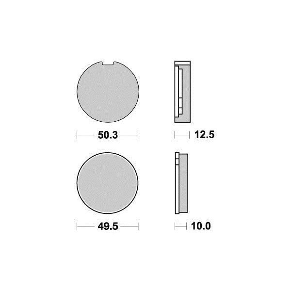 Plaquettes de frein S1301N