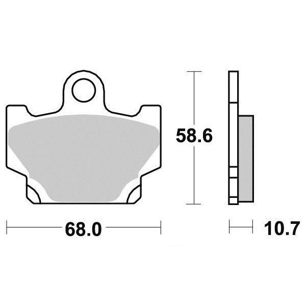 Plaquettes de frein S1038N