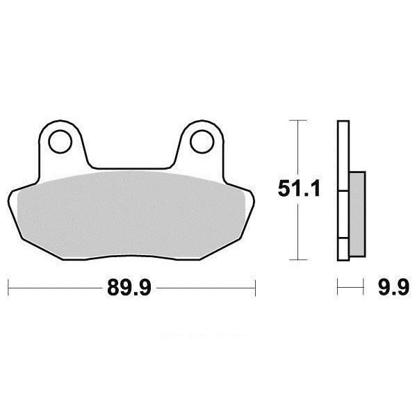 Plaquettes de frein S1130N