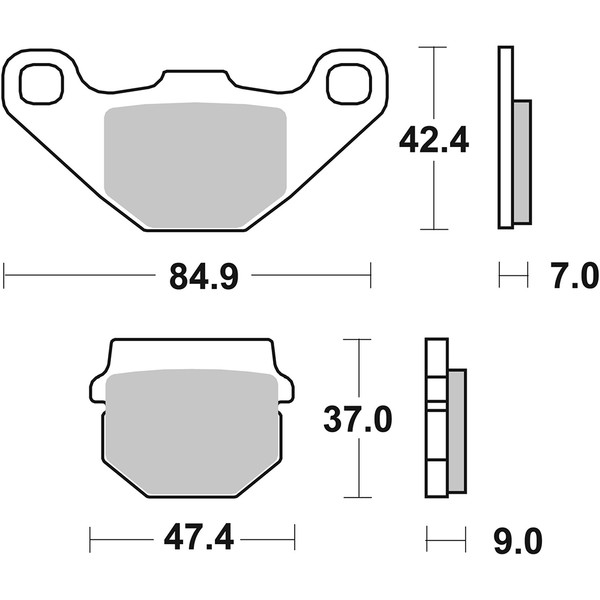 Plaquettes de frein 544CS