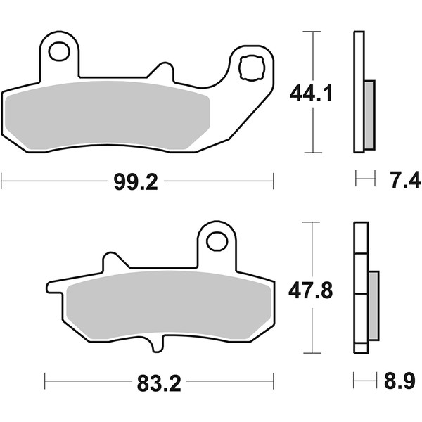 Plaquettes de frein 635HF