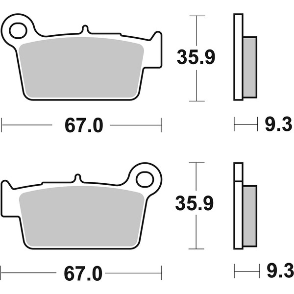 Plaquettes de frein 790CS