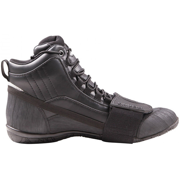 Protection Cuir Chaussure Motard, Selecteur Moto Biker, Noir Basket