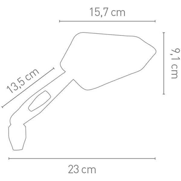 Rétroviseur adaptable Fine