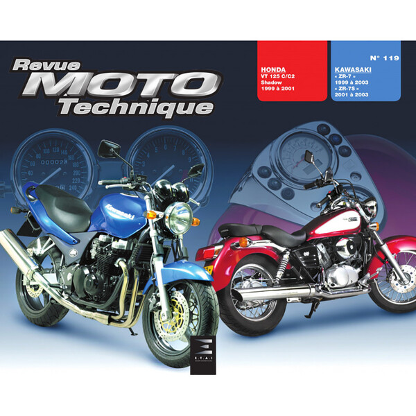 RMT 119.2 HONDA VT125 (1999 à 2001) et KAWASAKI ZR7 (2001 à 2003)