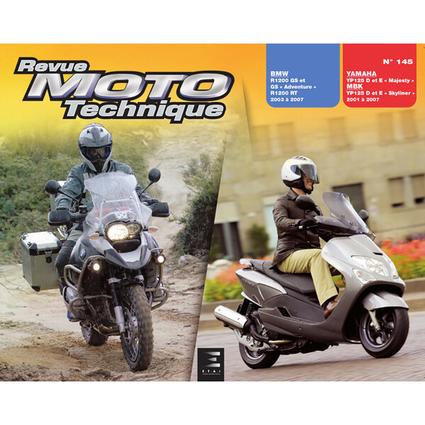 RMT 145.1 BMW R1200 (2003 à 2007) et YAMAHA/MBK YP125 (2001 à 2007)