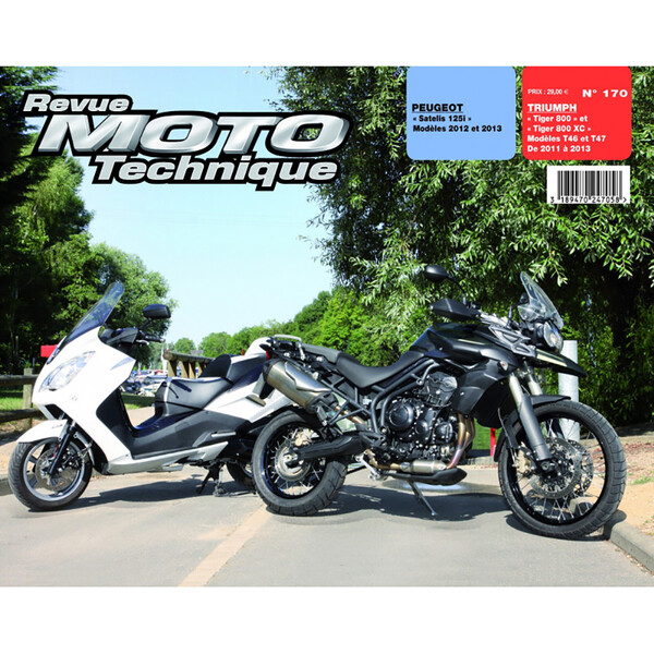 RMT 170 PEUGEOT SATELIS 125i (2012-2013) et TRIUMPH TIGER 800/800XC (2011-2013)