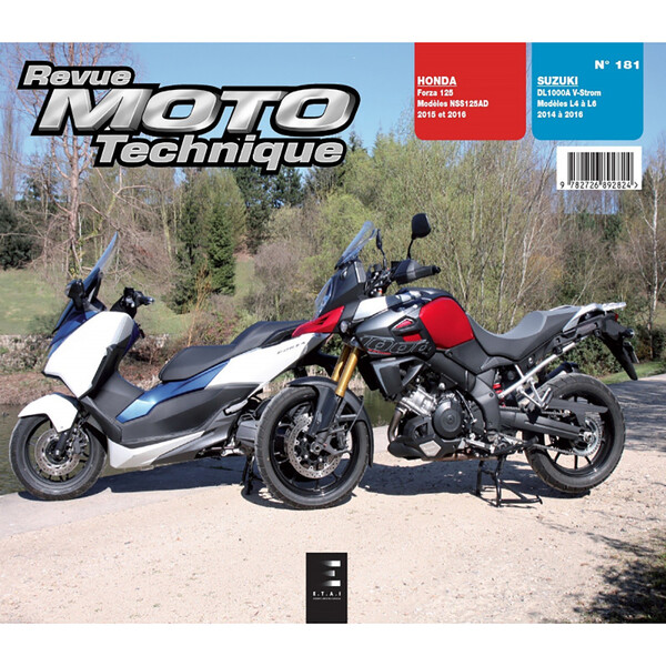 RMT 181 HONDA FORZA 125 (2015 à 2016) et SUZUKI DL1000A V-STROM (2014 à 2016)