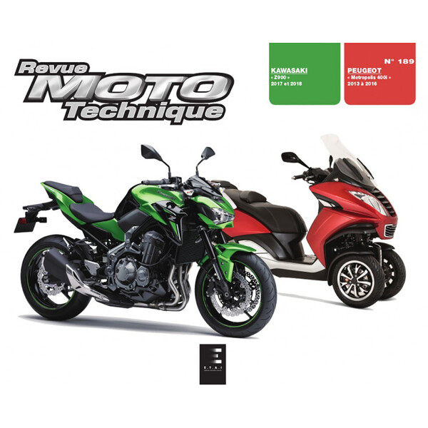 RMT 189 PEUGEOT METROPOLIS (2013-2016) et KAWASAKI Z900 (2017-2018)