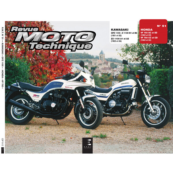 RMT 51.1 HONDA VF 750 (1982 à 1983) et KAWASAKI GPZ 1100 - ZX 1100 (1981 à 1984)