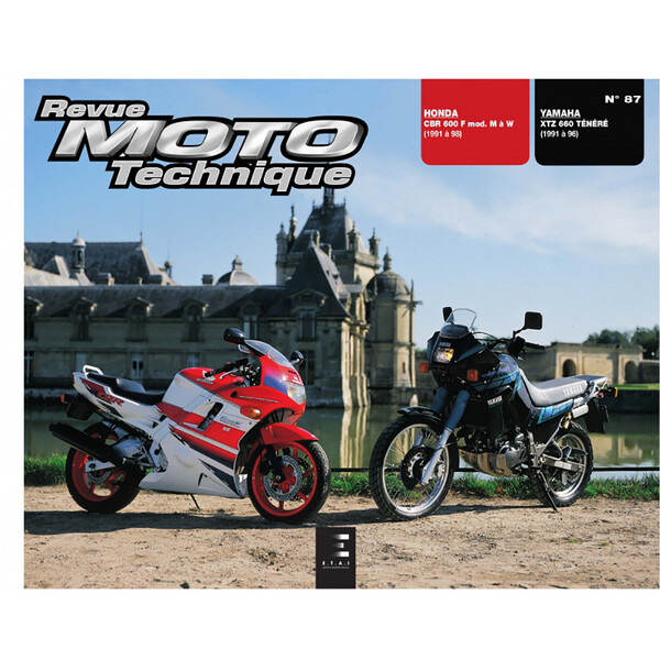 RMT 87.3 HONDA CBR 600 (1991 à 1998) et YAMAHA XTZ 660 (1991 à 1996)