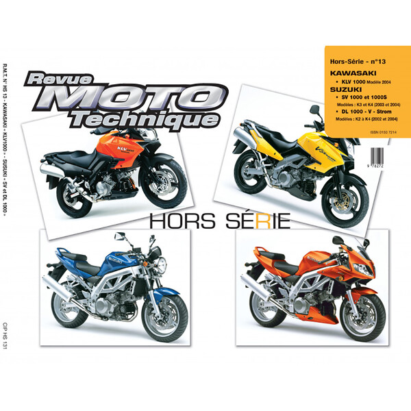 RMT HS 13.1 SUZUKI SV - DL 1000 (2002 à 2004) et KAWAZAKI KLV1000 (2004)