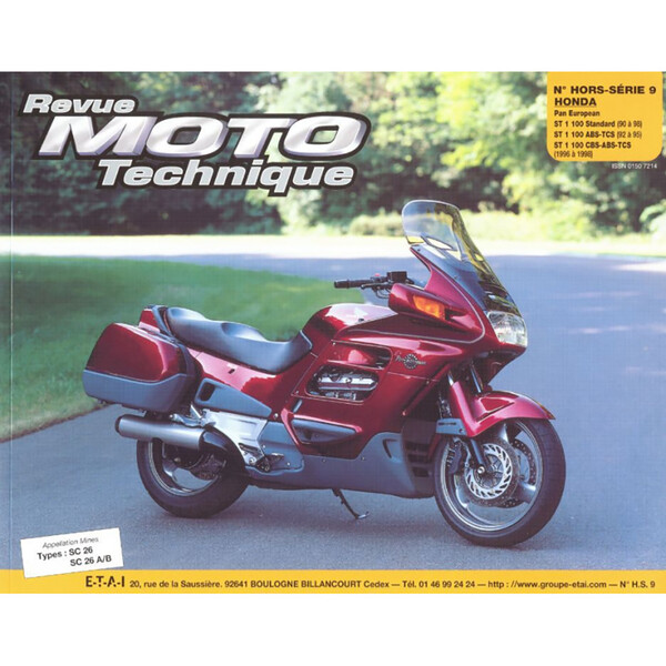 RMT HS 9.3 HONDA ST 1100 PAN EUROPEAN (1990 à 2001)