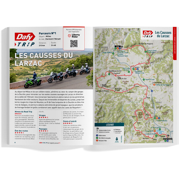 Roadbook Moto : Dafy Trip Haut-Languedoc