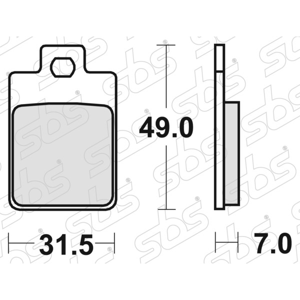 Plaquettes de frein 130 CT